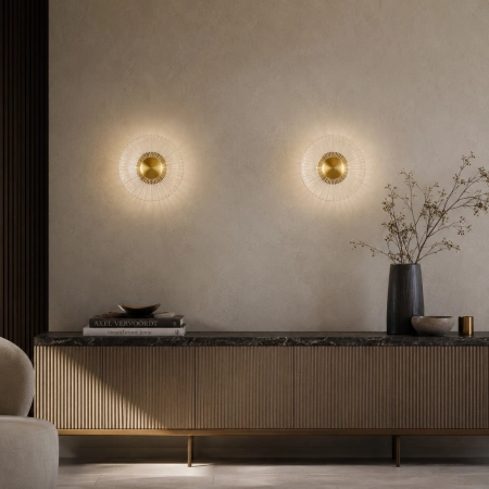 Lampa ścienna SUNBLAST - kinkiet LED 20 cm, złoty ST-DL5623W - Step Into Design