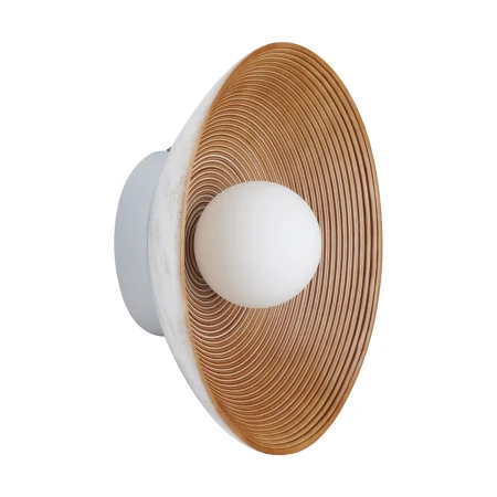 Lampa ścienna ILUSIONI beżowa 26 cm ST-F059 COFFEE - Step Into Desgin