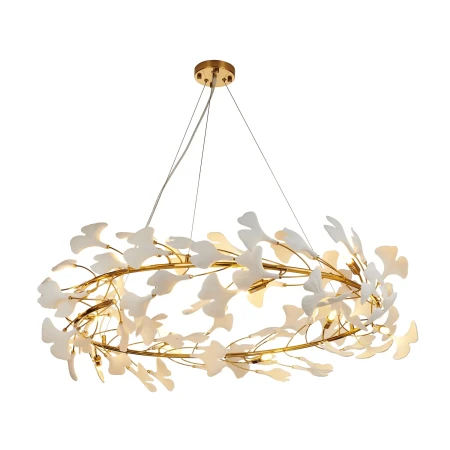 Lampa wisząca BOTANIKA złoto biała 100 cm XY080P-100 - Step Into Desgin