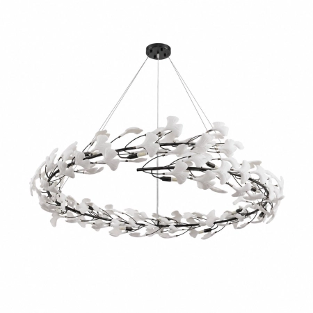 Lampa wisząca BOTANIKA czarno biała 150 cm XY080P-150 black - Step Into Design