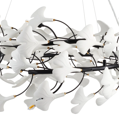 Lampa wisząca BOTANIKA czarno biała 150 cm XY080P-150 black - Step Into Design