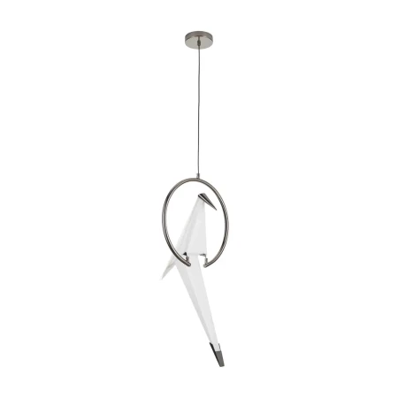 Lampa designerska wisząca BIRD RING czarny P9501 black - Step Into Design