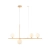 Lampa wisząca MODERNO 80 cm - kremowa z białymi kloszami DN1506 beige - Step Into Design