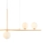 Lampa wisząca MODERNO 80 cm - kremowa z białymi kloszami DN1506 beige - Step Into Design