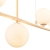 Lampa wisząca MODERNO 80 cm - kremowa z białymi kloszami DN1506 beige - Step Into Design