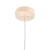 Lampa wisząca MODERNO 80 cm - kremowa z białymi kloszami DN1506 beige - Step Into Design