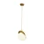 Lampa wisząca ORBITA biało złota 20 cm DP0067-200 - Step Into Desgin