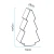 Lampa ogrodowa choinka X-MASS TREE L LED RGBW 16 kolorów 113 cm ES-CR022 - Step Into Desgin