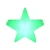 Lampa ogrodowa dekoracyjna gwiazda STAR LED RGBW 16 kolorów 30 cm ES-CR041 - Step Into Desgin