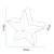 Lampa ogrodowa dekoracyjna gwiazda STAR LED RGBW 16 kolorów 30 cm ES-CR041 - Step Into Desgin