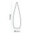 Lampa ogrodowa stojąca duszek GHOST LED RGBW 16 kolorów 80 cm ES-DC001 - Step Into Desgin