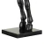 Lampa podłogowa designerska Koń S Czarna  MF-1237-350 - Step Into Design