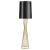Lampa podłogowa FILO-1 Czarno-złota MF1235 - Step Into Design