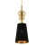 Lampa stylowa designerska wisząca QUEEN-1 MP-8046-18 black gold - Step Into Design