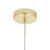 Lampa stylowa wisząca nowoczesna FLASH M GOLD KULA MP1238-300 gold - Step Into Design