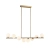 Lampa wisząca MOLECULA LINE 100 cm biało złota NOW-10883P8 - Step Into Design