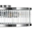 Plafon sufitowy MAGNUS 38 cm - chromowy NOW-D10208 chrome - Step Into Design