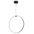 Lampa wisząca RING ACIRCULO LED czarna 60 cm ST-10453P/D600A black - Step Into Design
