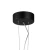 Lampa wisząca RING ACIRCULO LED czarna 60 cm ST-10453P/D600A black - Step Into Design