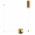 Lampa wisząca O-LINE 63 - LED, 63 cm, złoty połysk ST-1688S miror gold - Step Into Design