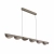Lampa wisząca NAMI LINE 143 cm - LED, szary szczotkowany ST-3602-6-LONG - Step Into Design