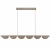 Lampa wisząca NAMI LINE 143 cm - LED, szary szczotkowany ST-3602-6-LONG - Step Into Design