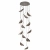 Lampa wisząca NAMI-12 - LED, szary szczotkowany 340 cm ST-3602A-12 - Step Into Design