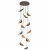 Lampa wisząca NAMI-12 - LED, szary szczotkowany 340 cm ST-3602A-12 - Step Into Design