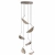 Lampa wisząca NAMI-6 - LED, szary szczotkowany 240 cm ST-3602A-6 - Step Into Design
