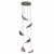 Lampa wisząca NAMI-6 - LED, szary szczotkowany 240 cm ST-3602A-6 - Step Into Design