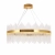 Lampa wisząca HESTIA 80 cm – żyrandol LED, złoty połysk ST-4999-80 mirror gold - Step Into Design