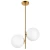 Lampa wisząca nowoczesna VENUS mosiądz 44 cm ST-5025-2 BRASS - Step Into Design