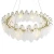 Lampa wisząca PIUMA mosiądz biała 80 cm ST-6289-8 - Step Into Desgin