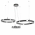 Lampa wisząca ARKADIA LED Trio 40/60/80 cm – tytan ST-6376-40+60+80 tytan - Step Into Design