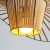 Lampa designerska wisząca KAPELUSZ SOMBRERO ST-8052-140 gold - Step Into Design