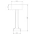 Lampa stołowa TAVOLO A LED dotykowa miedziana 21 cm ST-8127T/A COPPER - Step Into Desgin