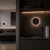 Lampa ścienna NYX 25 cm - LED okrągła, metalowa, czarna ST-8293W/25 black - Step Into Design