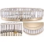 Plafon APOLLO 50 cm - złoty plafon LED, kryształowy ST-8876W-50 - Step Into Design