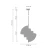 Lampa designerska wisząca MOBILE CHROM 38 cm ST-8881 chrom - Step Into Design