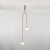 Lampa wisząca designerska LOOP złota 123 cm ST-8928S brass - Step Into Design