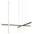 Lampa designerska wisząca ASTA-3 LED czarna 78 cm ST-9194P-3 black - Step Into Design