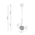 Lampa wisząca nowoczesna SOLARIS 20 ST-9228-S-BLACK - Step Into Design