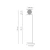Lampa podłogowa SOLARIS ST-9270 black - Step Into Design