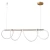 Lampa stylowa wisząca FANTASIA LED złota 120 cm ST-9282P/L1 - Step Into Design