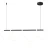 Lampa stylowa wisząca FANTASIA LED czarna 120 cm ST-9282P/L1black - Step Into Design