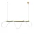 Lampa stylowa wisząca FANTASIA LONG LED złota 120 cm ST-9282P/L2 - Step Into Design