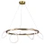 Lampa stylowa wisząca FANTASIA ROUND LED złota 60 cm ST-9282R/D60 - Step Into Design
