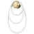 Kinkiet nowoczesny FANTASIA złota 30 cm ST-9282W1 - Step Into Design