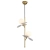 Lampa wisząca CHIC-2 pionowa złoto biała 26 cm ST-DL-2969P2 - Step Into Design