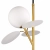 Lampa wisząca CHIC-2 pionowa złoto biała 26 cm ST-DL-2969P2 - Step Into Design